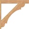 Ekena Millwork Olympic Block Smooth Outlooker, Western Red Cedar, 7 1/2"W x 48"D x 48"H OUT08X48X48OLY05SWR - alternate 3